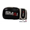 SMAI GUANTE MMA NEGRO CUERO PROFESIONAL
