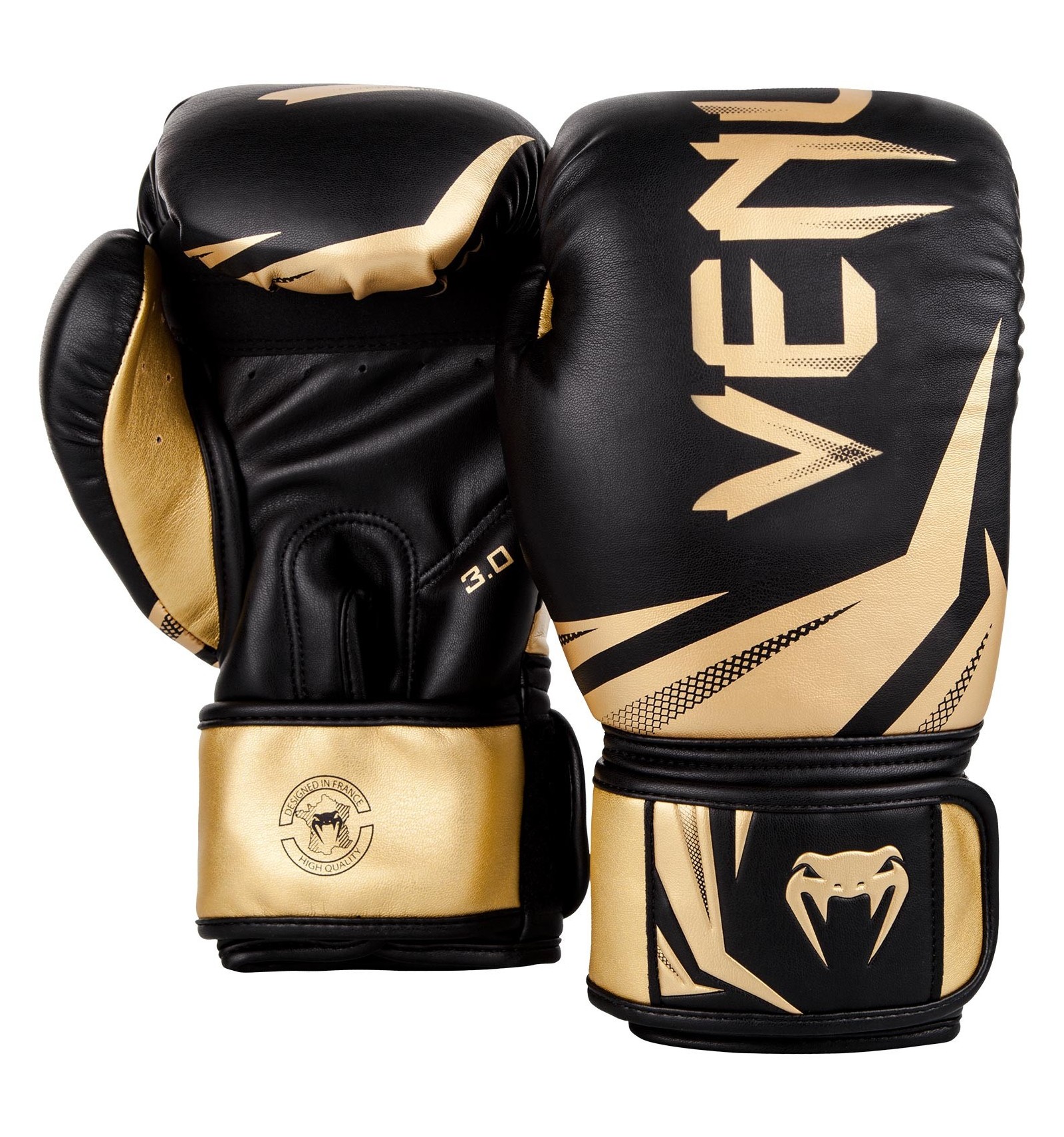  Venum Kontact - Vendas de boxeo, color negro/dorado, 180  pulgadas : Deportes y Actividades al Aire Libre