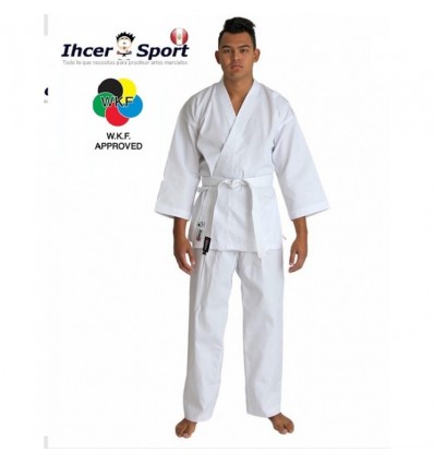 Karategui Smai con cinturón blanco 10 Tallas artes marciales 