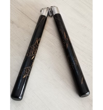 WACOKU NUNCHAKU MADERA CON CADENA