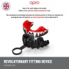 OPRO BUCAL PLATINUM BLANCO/NEGRO/ROJO