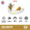 OPRO BUCAL GOLD BRACES NEGRO