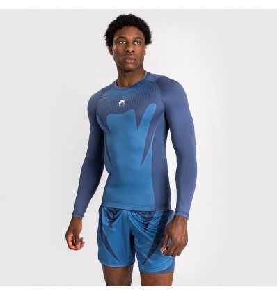VENUM POLERA RASHGUARD ATTACK AZUL - LARGA
