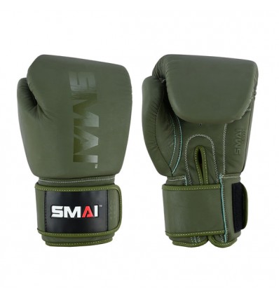 SMAI BOXING GUANTE CUERO PRO ELITE85 - VERDE